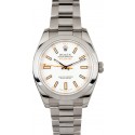 Knockoff AAAAA White Milgauss 116400 Rolex WE00466