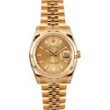 New New Rolex 18k Gold Datejust 116238 WE02522