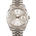 Replica Rolex Datejust 41 Ref 126334 Silver Luminous WE04334