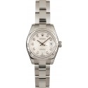 Replica Rolex Ladies Datejust 179174 Silver Diamond Dial WE00546