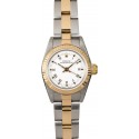 Rolex Ladies Oyster Perpetual 67193 White Dial WE01058