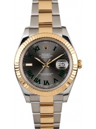 Copy Certified Rolex Datejust 116333 Slate Roman Dial WE00128