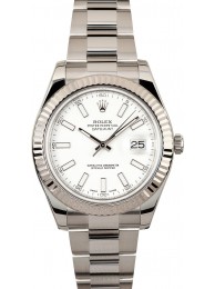 Designer Rolex DateJust II 41MM with White Dial 116334 WE04033