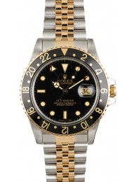 Fake Rolex GMT-Master Model 16753 Black WE02297