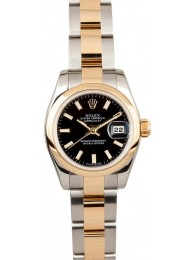 Fake Rolex Ladies Two Tone Datejust 179163 WE01139