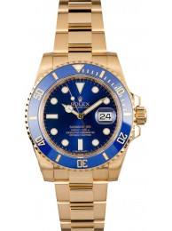 Gold Rolex Submariner 116618 WE02308