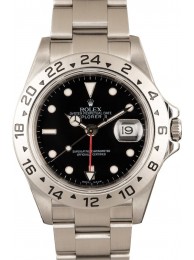 High Quality Black Dial Rolex Explorer II Ref 16570 Steel Oyster Bracelet WE01002