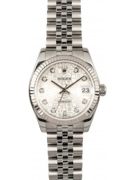 Imitation AAAAA Rolex Datejust 178274 Diamond sold WE00191