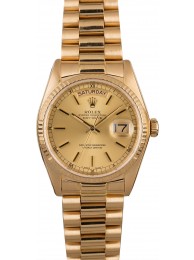 Men's Rolex President 18038 Champagne WE03207